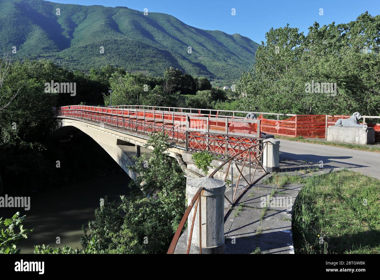 Solopaca - Il nuovo ponte Maria Cristina Stock Photo