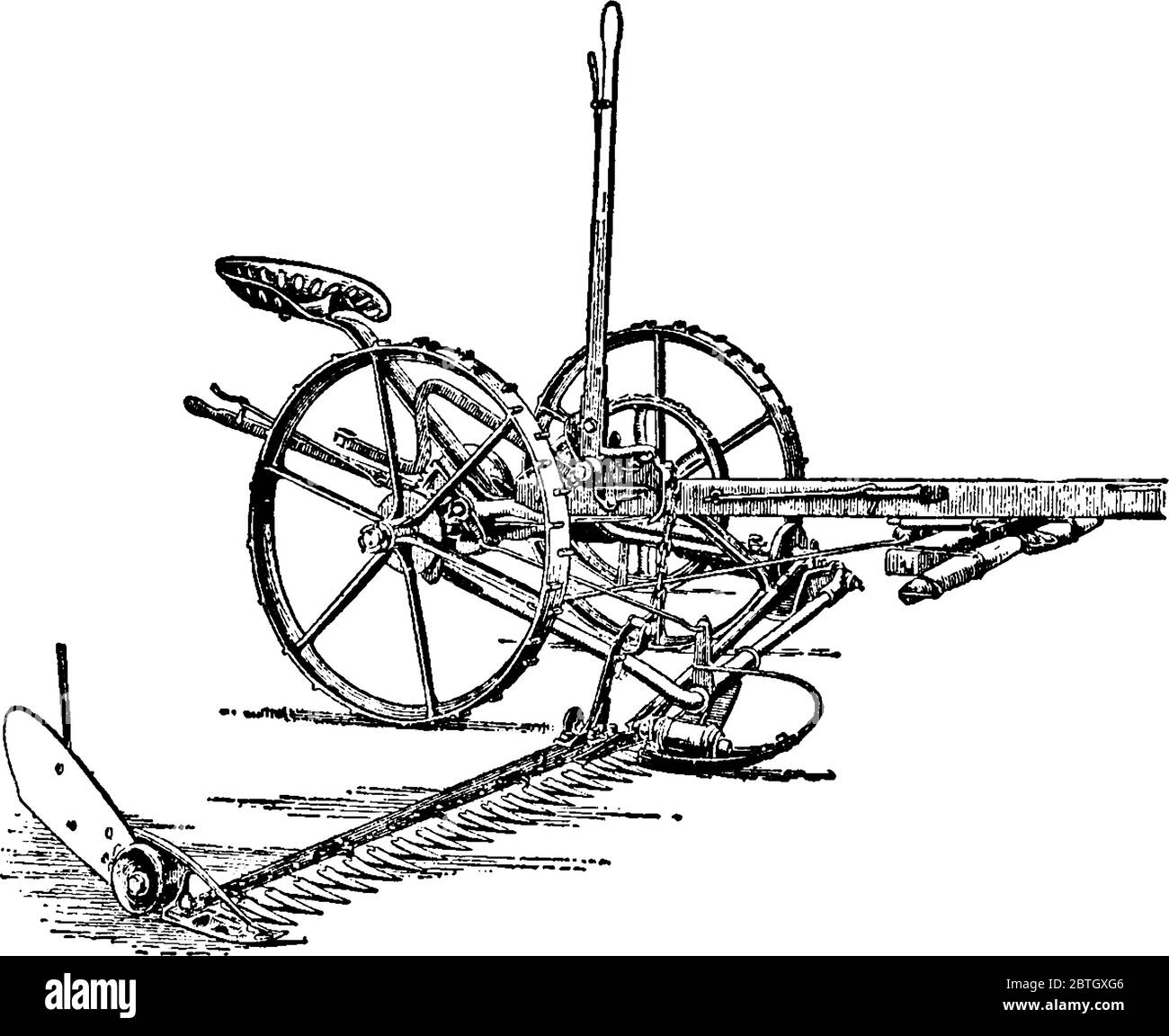 Raque Histórico De Feno Rake Grief Rake Costumava Ser Puxado Por Cavalo  Imagem de Stock - Imagem de usado, velho: 232204351