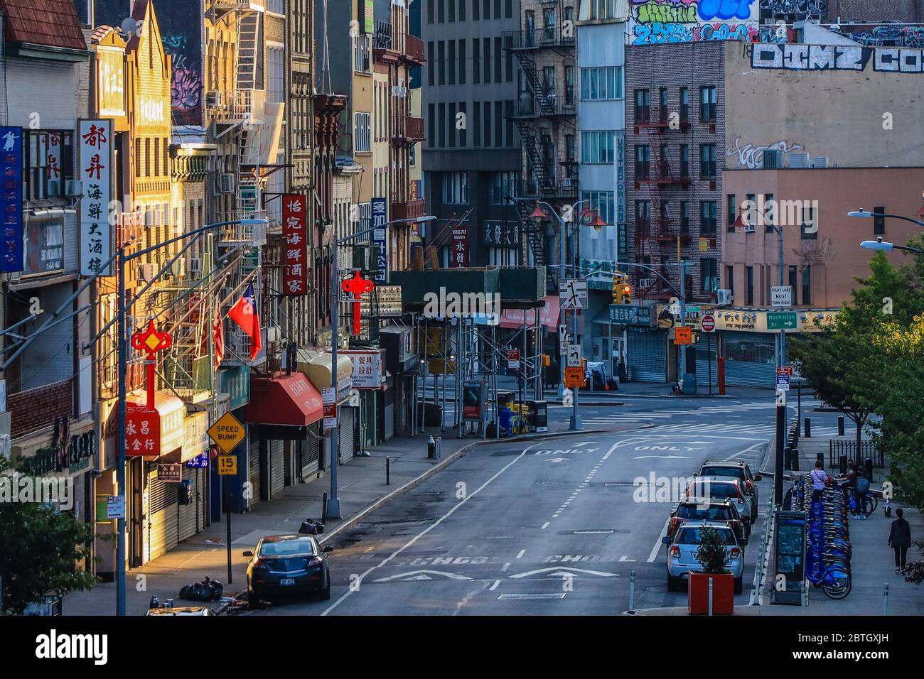 Street Chinatown New York City Stock Photo