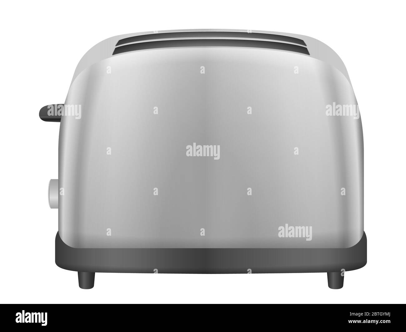 Toaster on a white background. Vector illustration Stock Photo Alamy