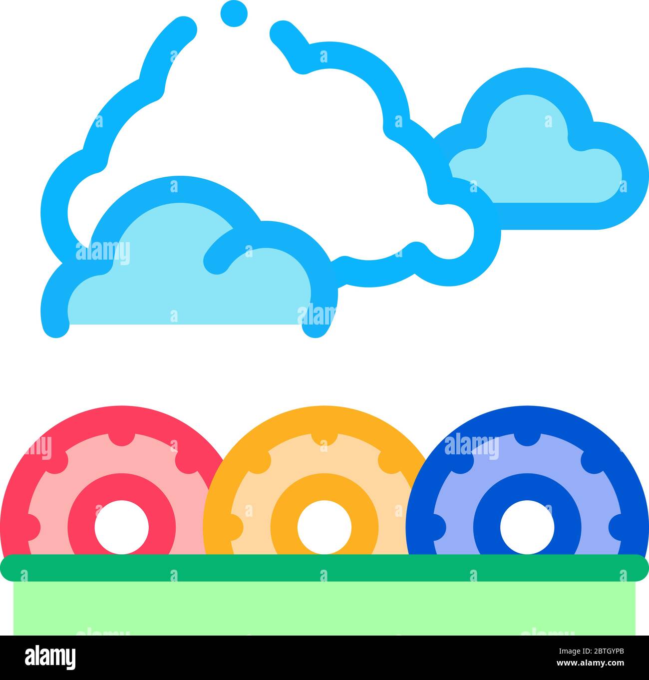 ramps for jumping icon vector outline illustration Stock Vector Image ...