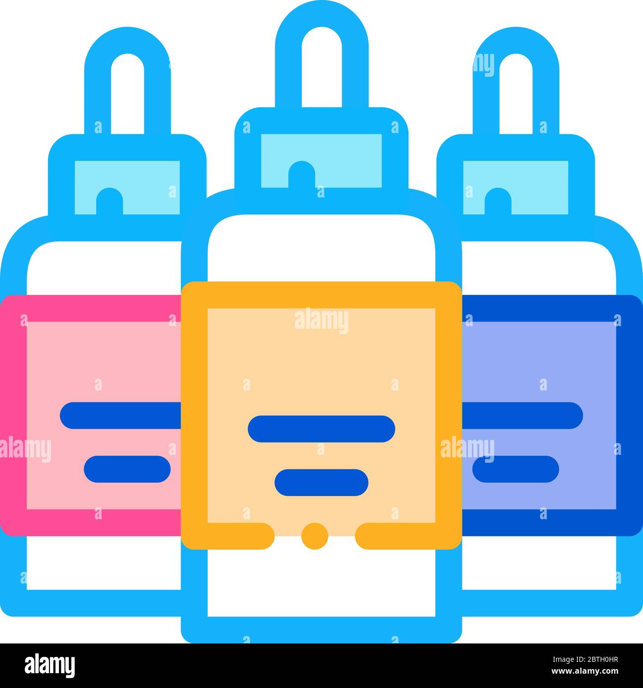 paint cans icon vector outline illustration Stock Vector Image & Art ...