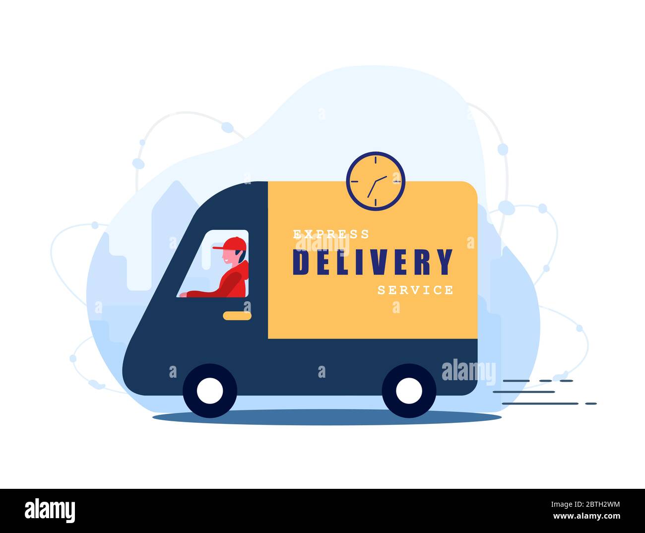 Express delivery icon concept. Pickup service, order, worldwide