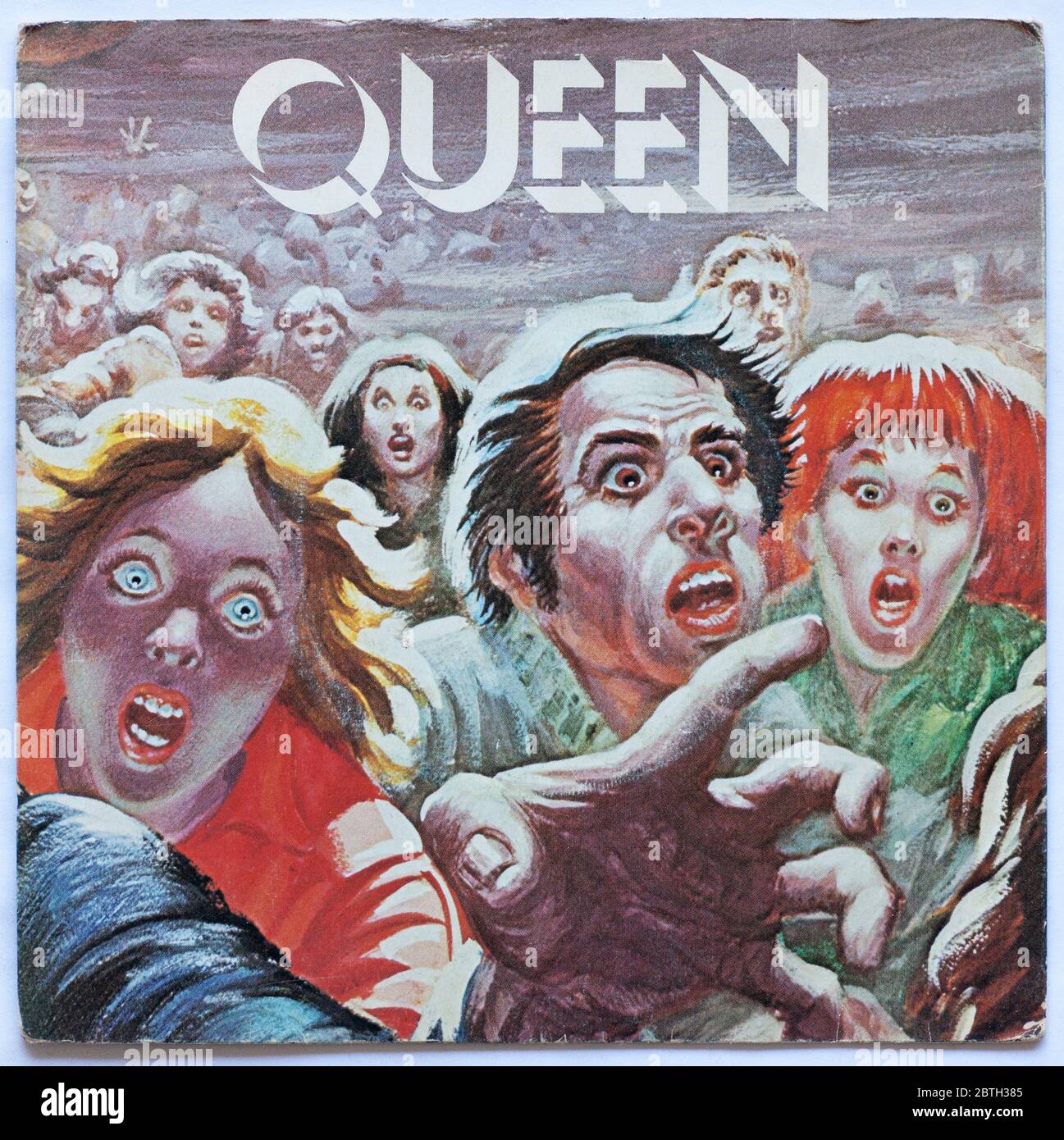 The cover of Spread Your Wings, 1978 single by Queen on EMI - Editorial use only Stock Photo