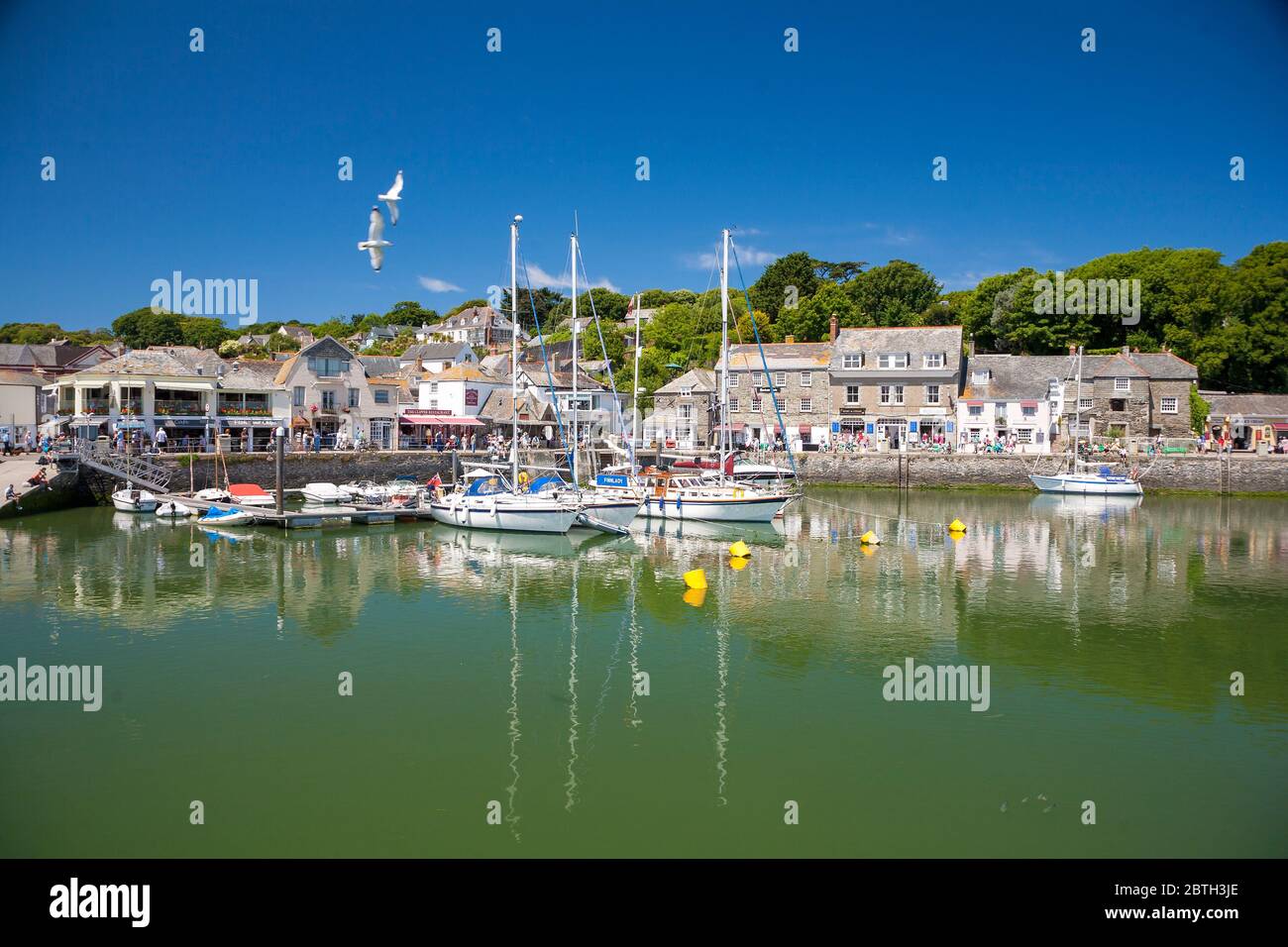 Padstow harbour, Cornwall, UK Stock Photo Alamy