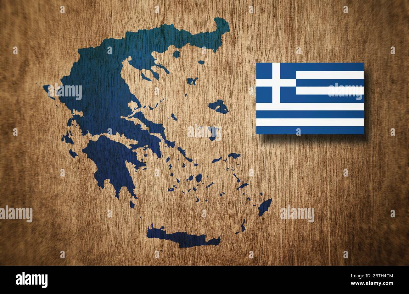 Pictorial map of greece hi-res stock photography and images - Alamy