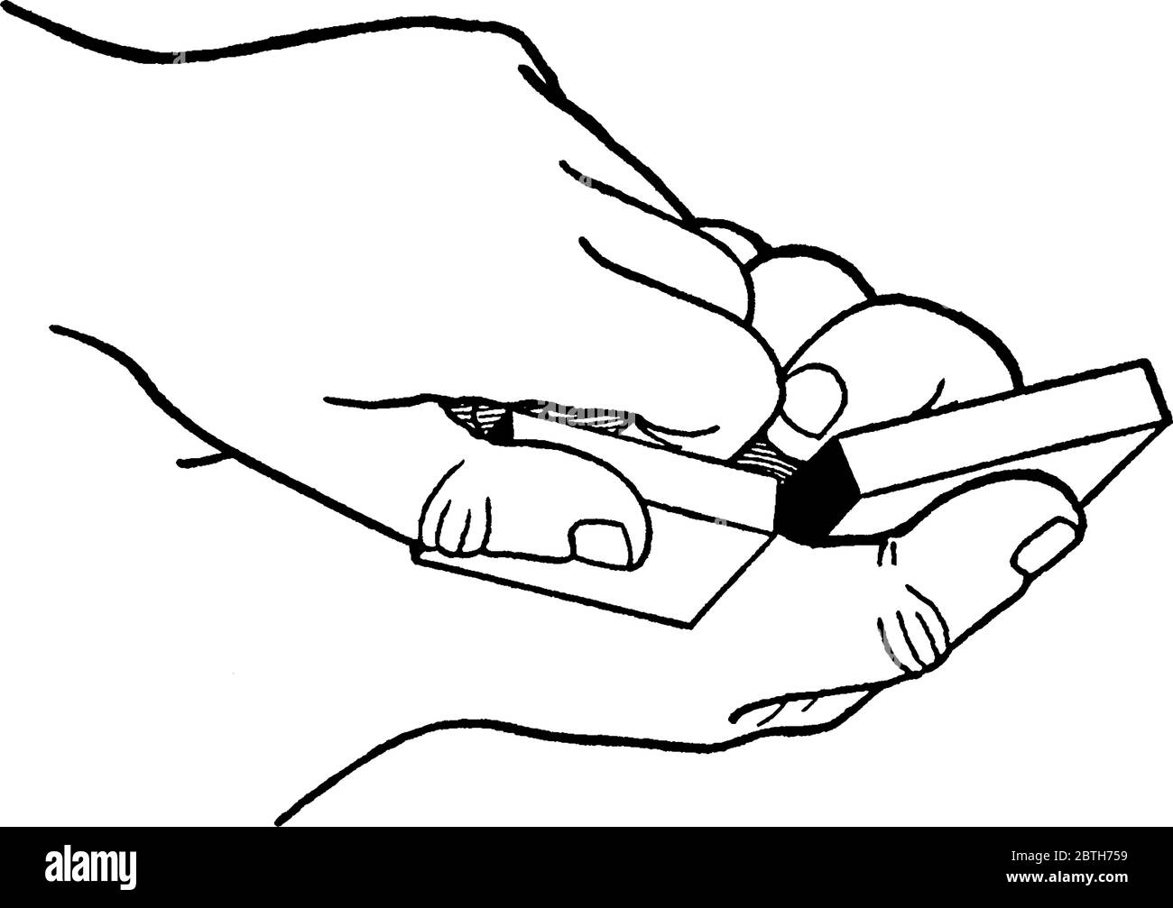 A typical representation of a man, cleaning the surface of a gauge