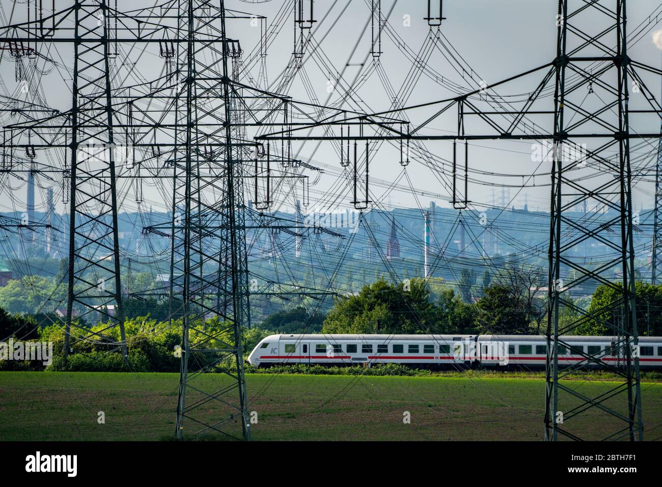 Extra high voltage power lines hires stock photography and images Alamy