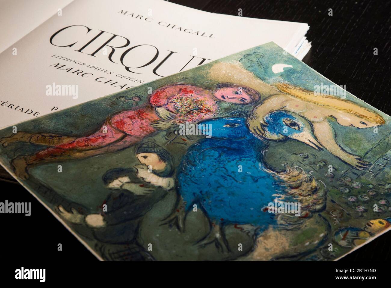 London, UK. 23 June 2017. Marc Chagall's Cirque (Circus) leads Bonhams Prints and Multiples Sale on 27 June 2017. Cirque was printed in an edition of 250 in 1967 and is made up of 38 lithographs. Estimate GBP 120,000-180,000. Stock Photo