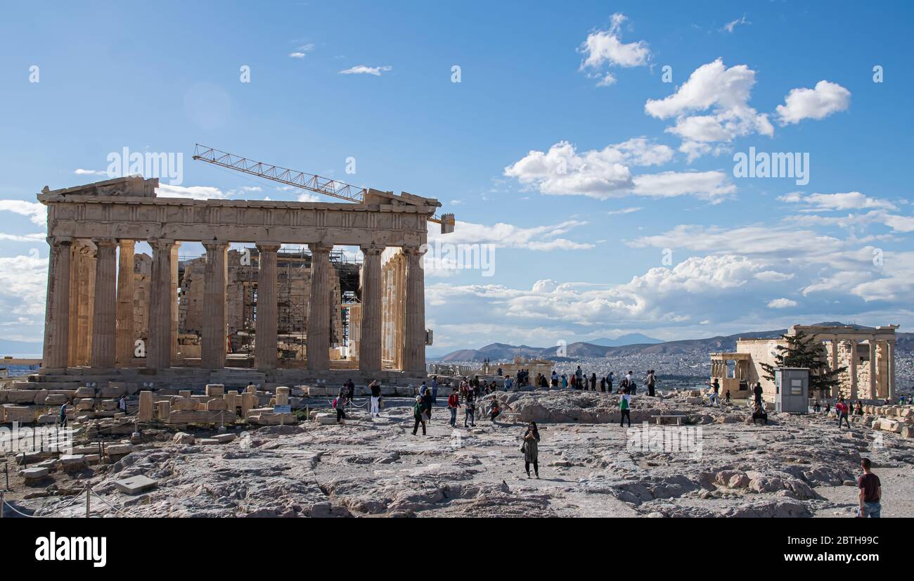 HISTORICAL ARCHITECTURE FROM ACROPOLIS, ATHENS Stock Photo - Alamy