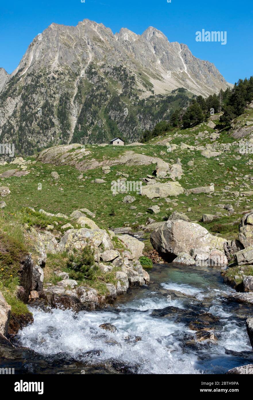 Aiguestortes National Park.Pyrenees.Catalunya.Spain Stock Photo