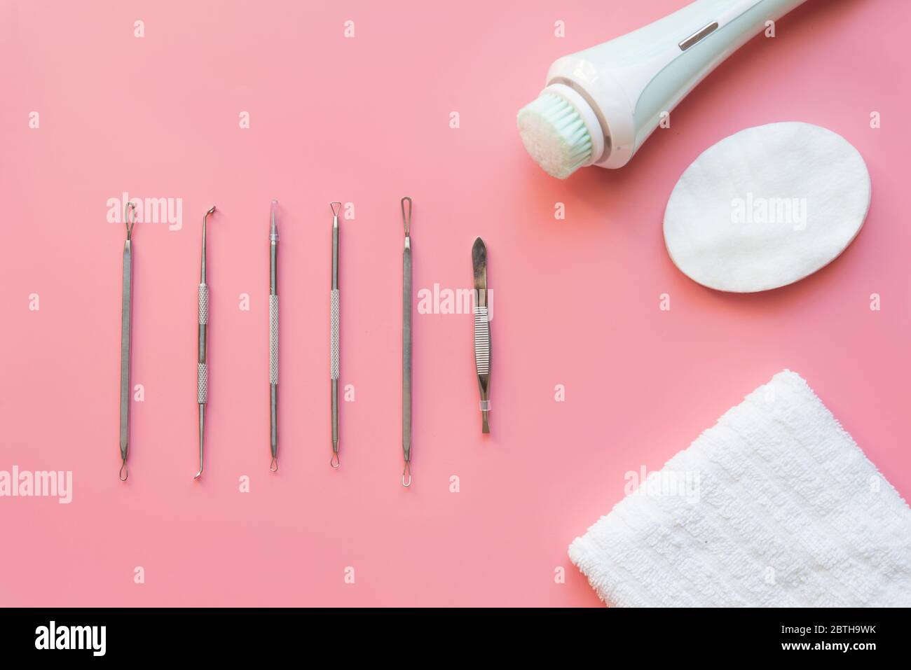 Tools for removing acne Stock Photo