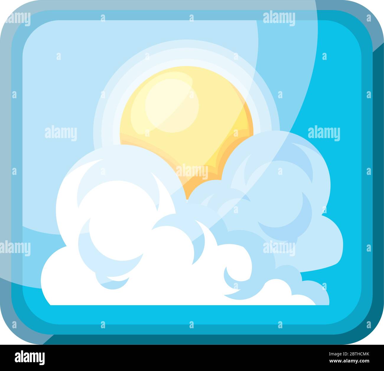weather app icon on white background vector illustration design Stock  Vector Image & Art - Alamy