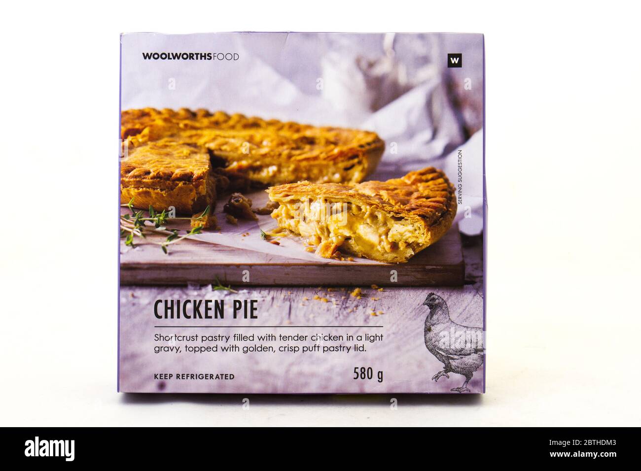 Alberton, South Africa shortcrust pastry tender chicken pie from