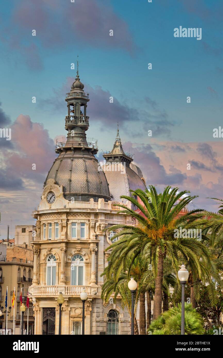 Old Domed Church in Cartegena Stock Photo