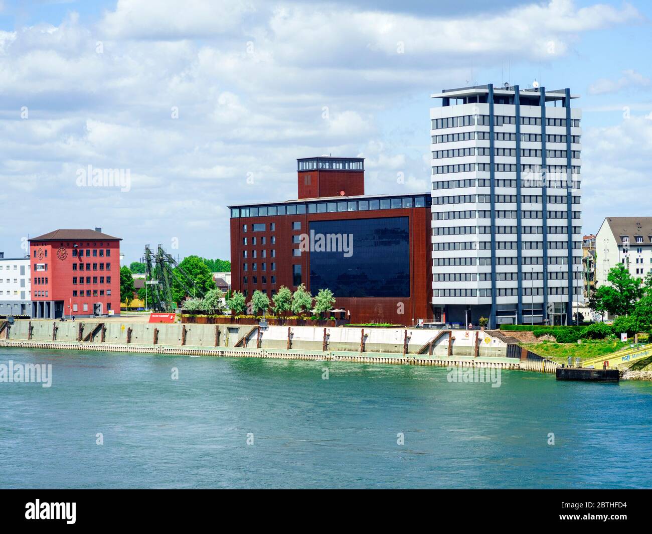 Ludwigshafen am rhein rhineland palatinate germany hi-res stock