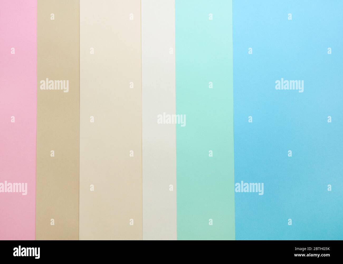 abstract various pastel colored paper background Stock Photo