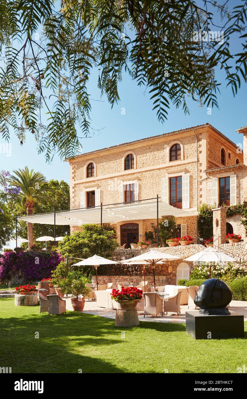 Belmond La Residencia Hotel Deia, Mallorca, Balearics, Spain Stock Photo