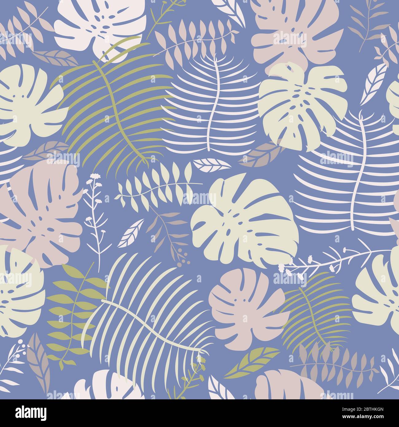 Purple tropical swiss cheese plant leaf seamless vector pattern graphic