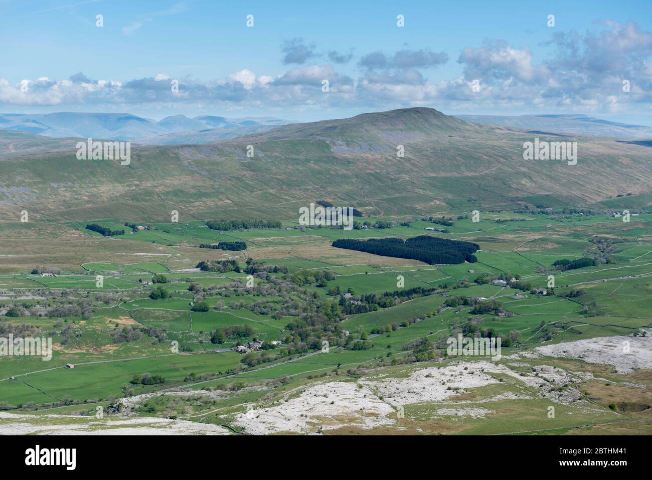 View across Ribblehead towards Whernside in the Yorkshire Three Peaks