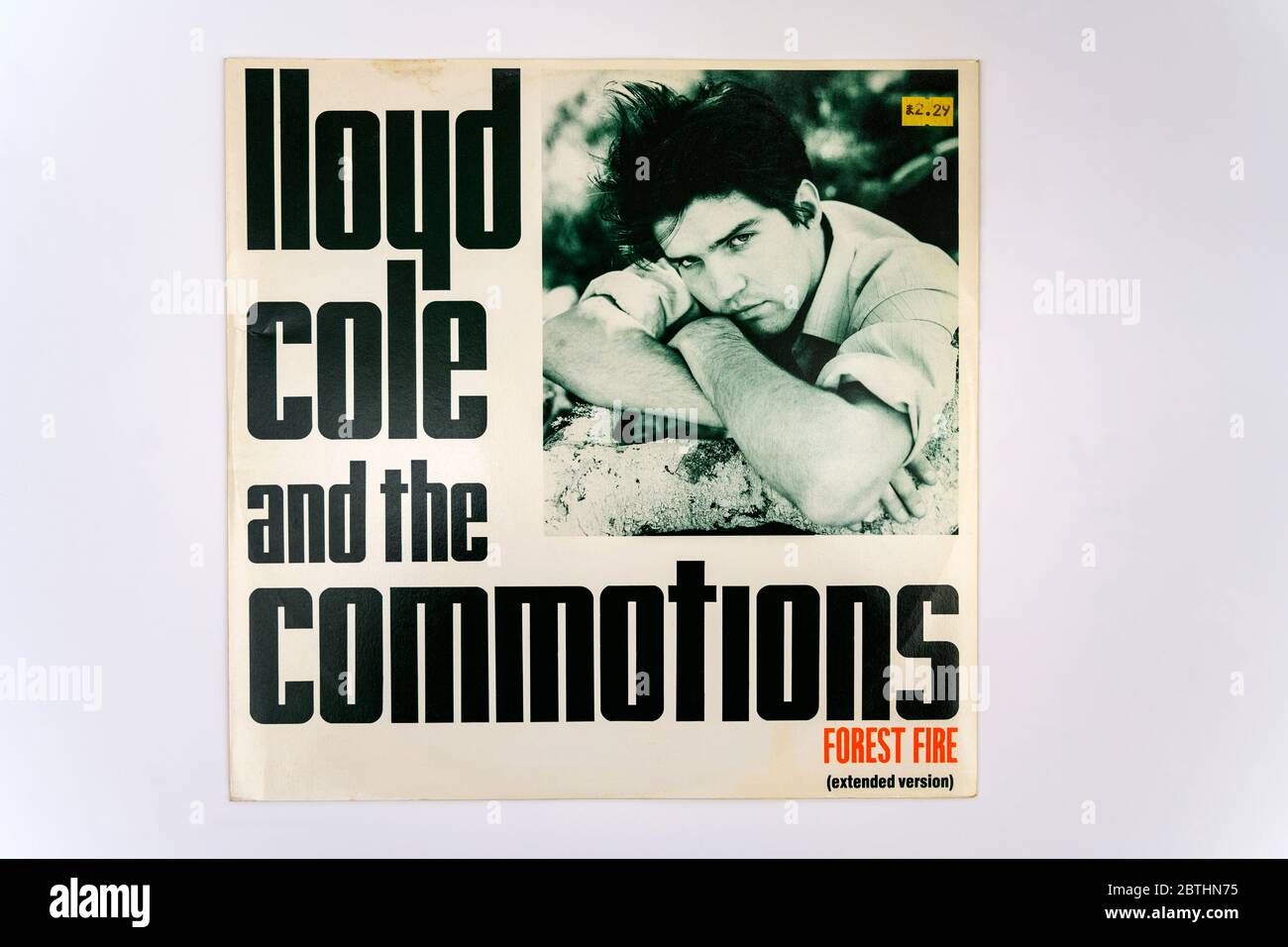 Lloyd Cole and the Commotions Forest Fire 12 inch single Stock Photo