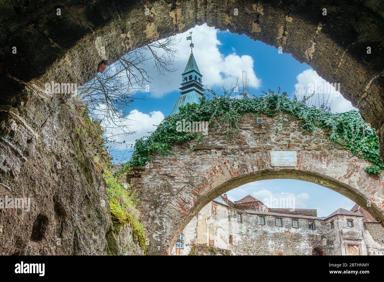 Impressions of Castle Guessing in Burgenland, Austria Stock Photo