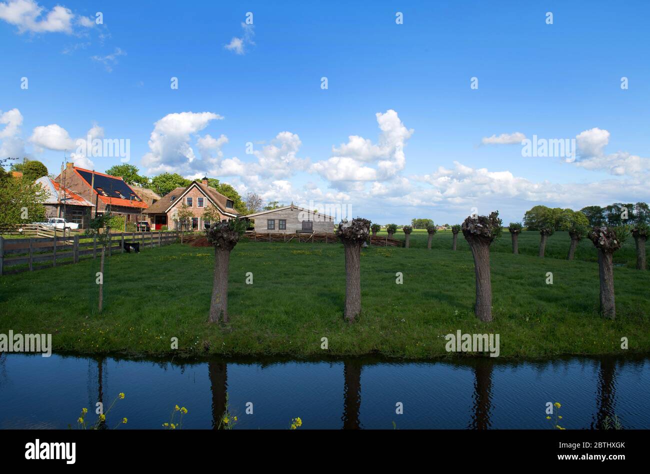DUTCH COUNTRY HOUSE EXTERIOR INTERIOR Stock Photo Alamy