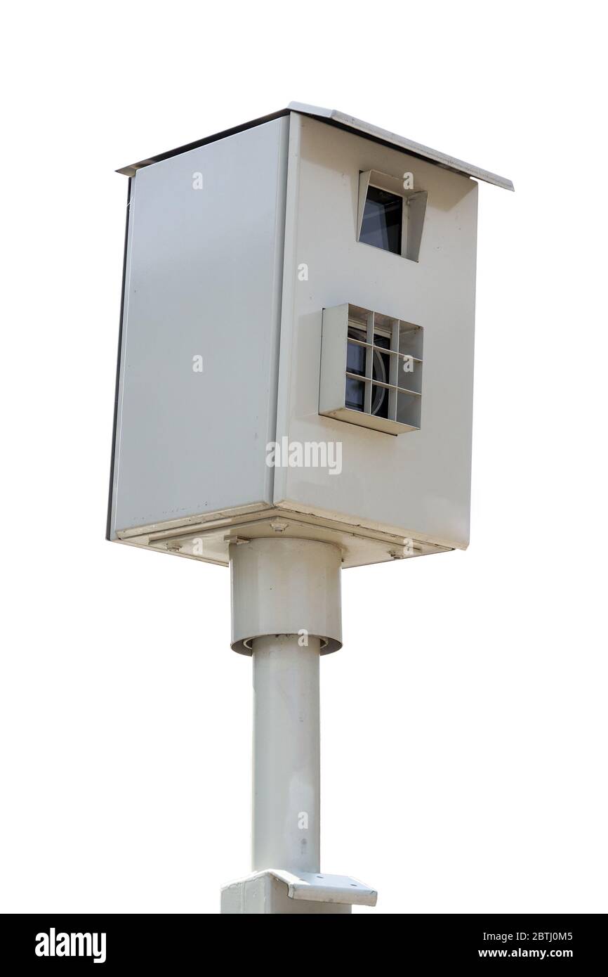 A traffic enforcement camera (also red light camera, road safety camera
