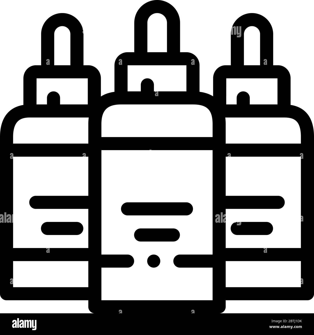 paint cans icon vector outline illustration Stock Vector Image & Art