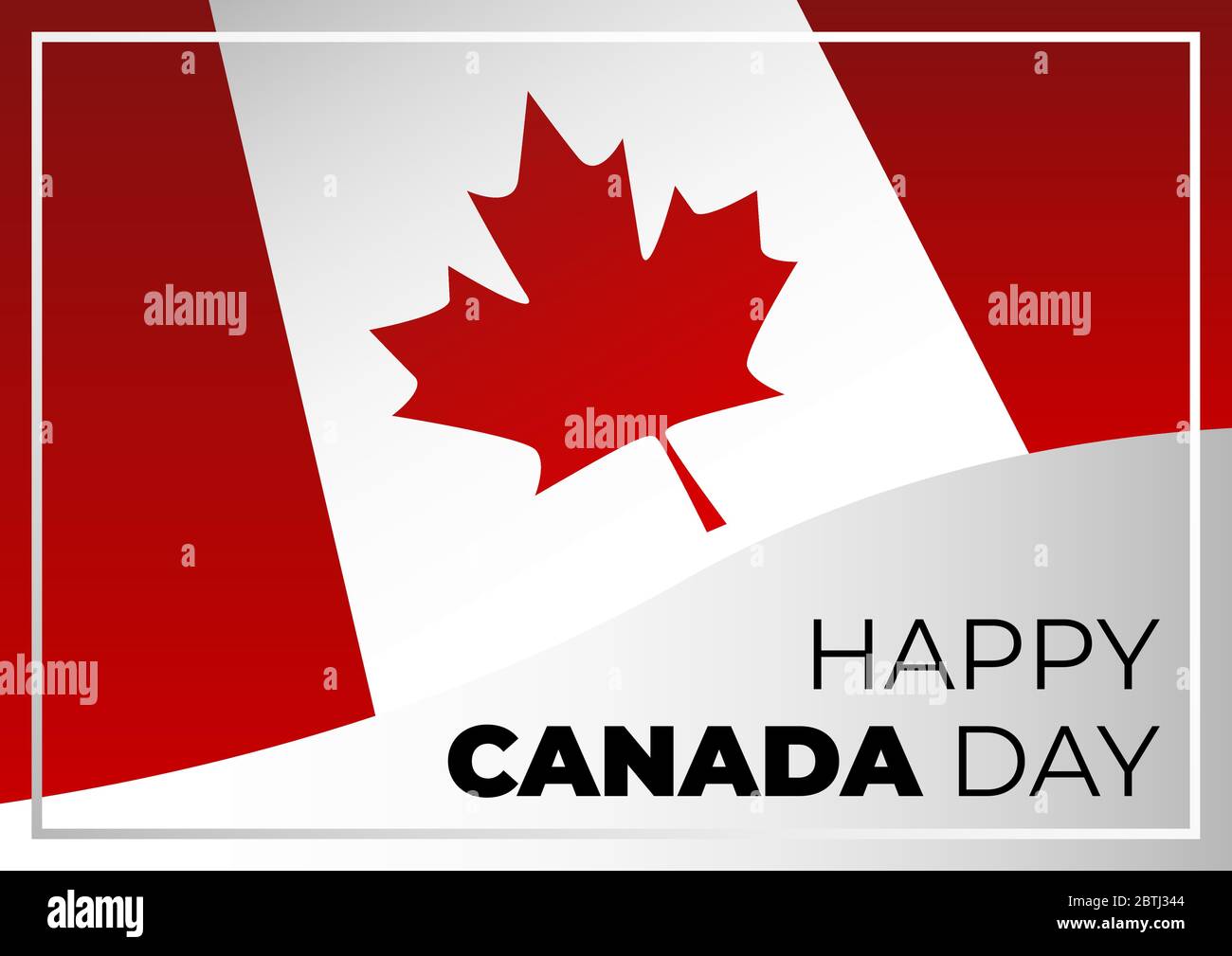 Canada day flag hi-res stock photography and images - Alamy