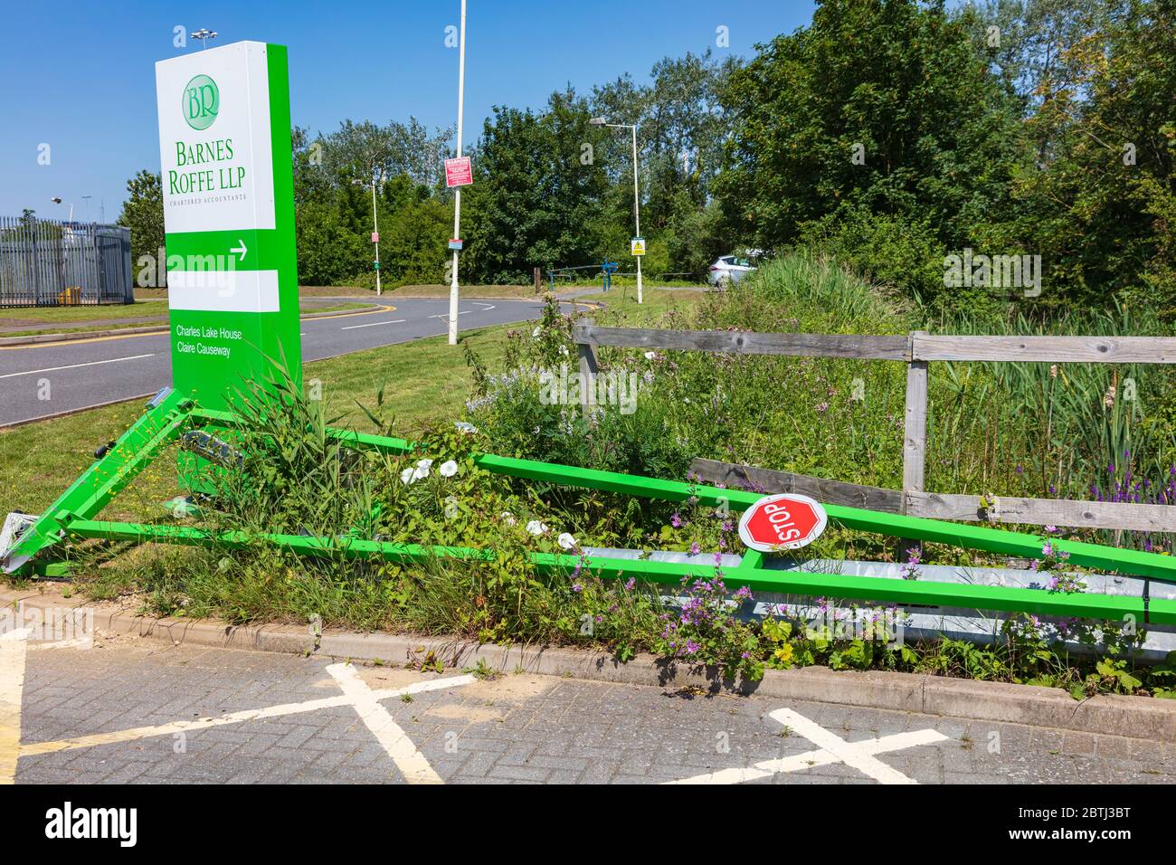 Views on the Crossways Business Park near the Dartford Crossing, Stone