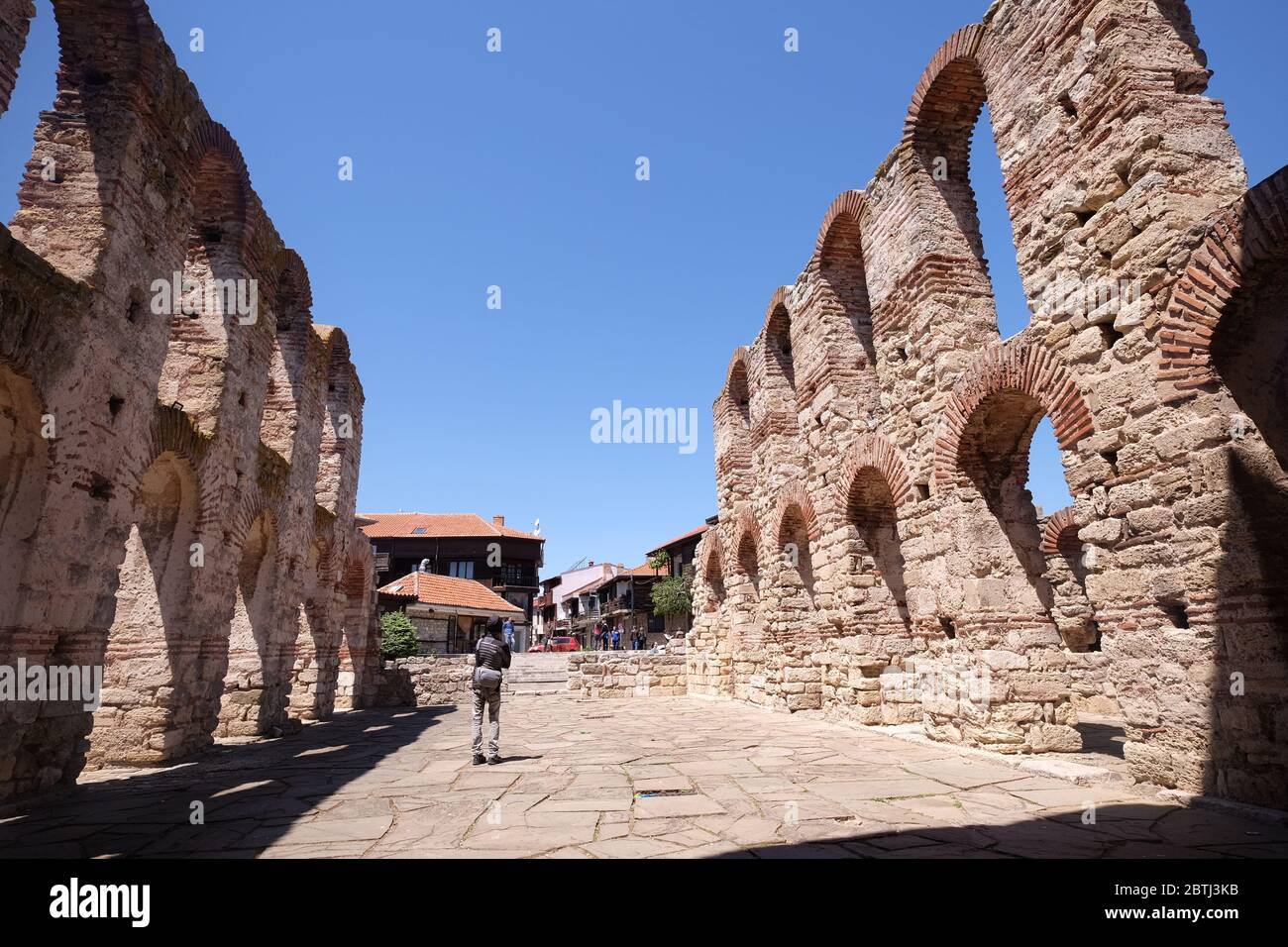 Nessebar, Ancient City of Nessebar, Bulgaria Stock Photo