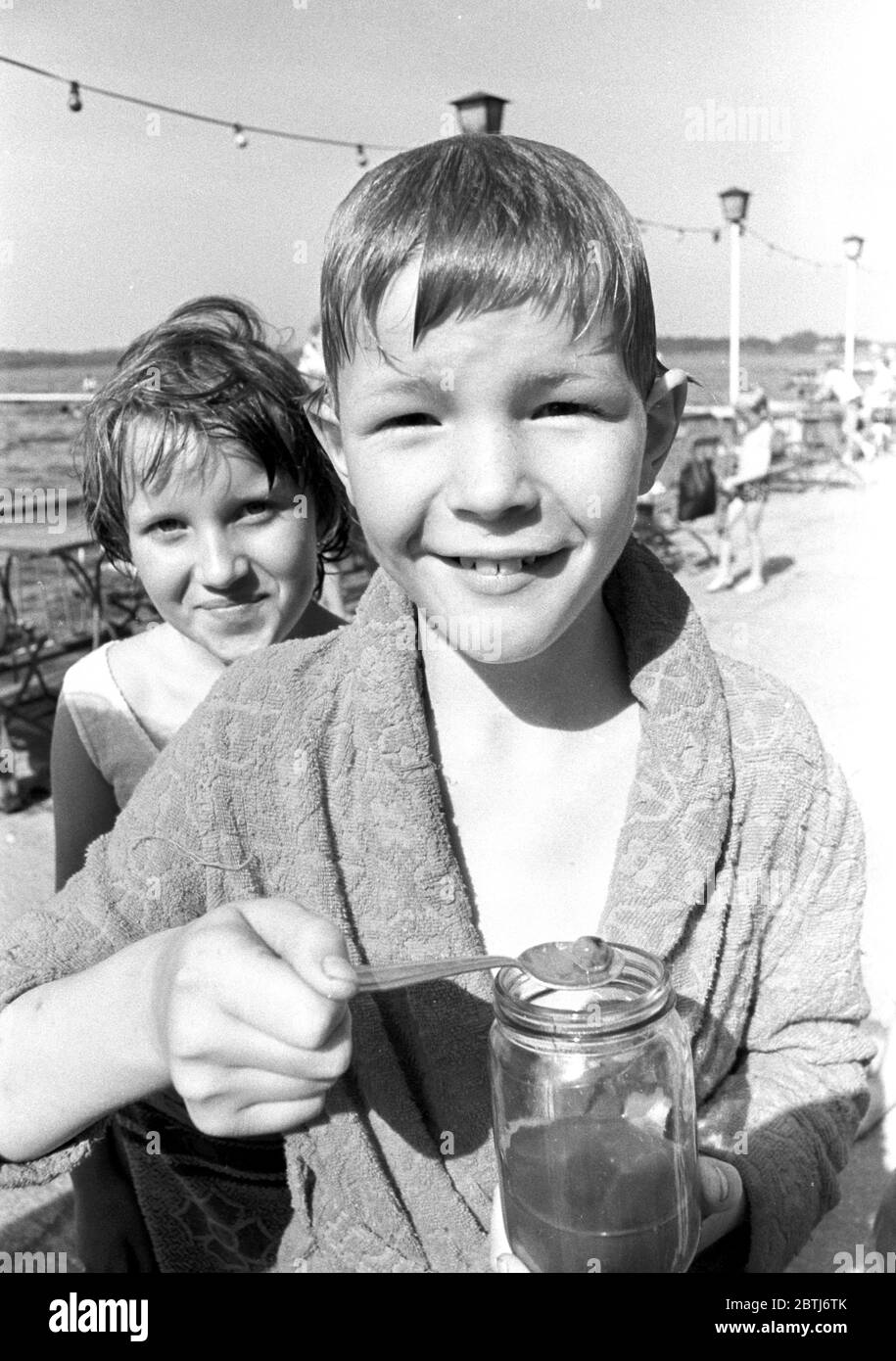 German towel pool hires stock photography and images Alamy