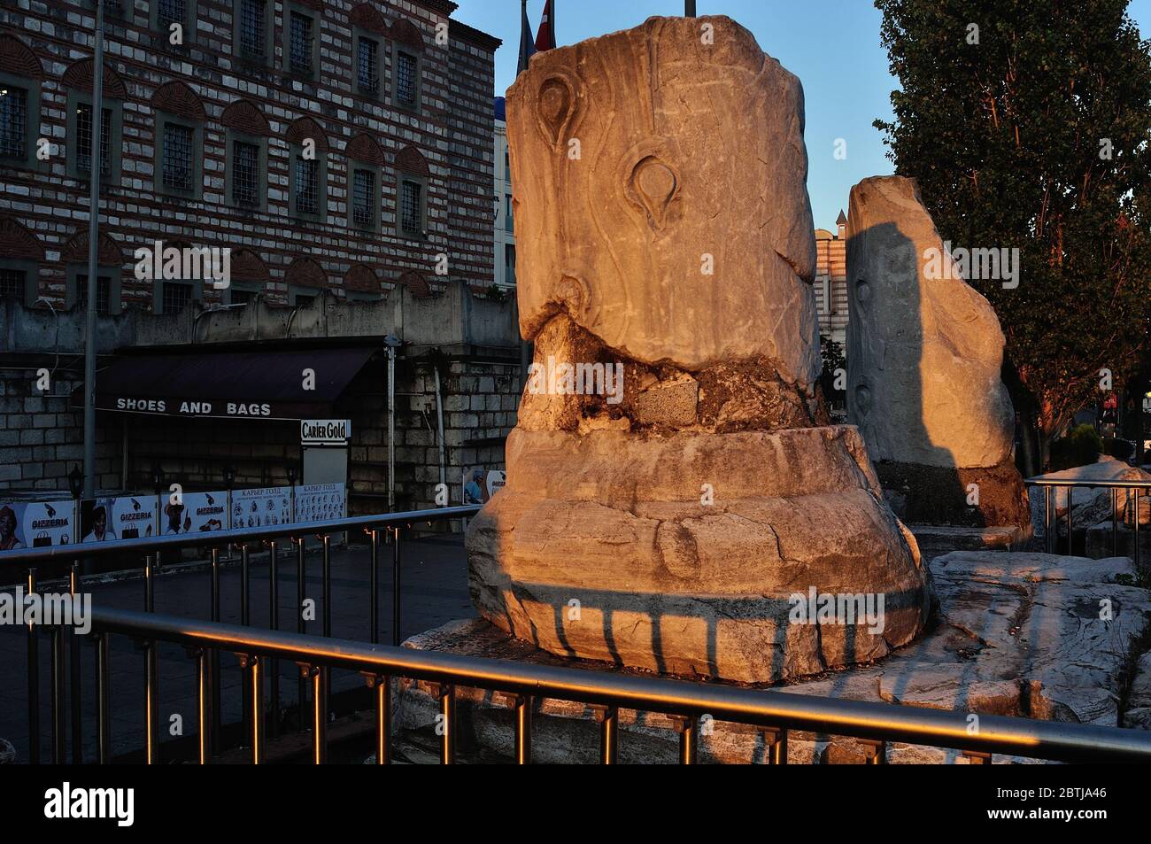 Pillar of Tears  in  ISTANBUL - Bosphorus Strait - TURKEY Stock Photo