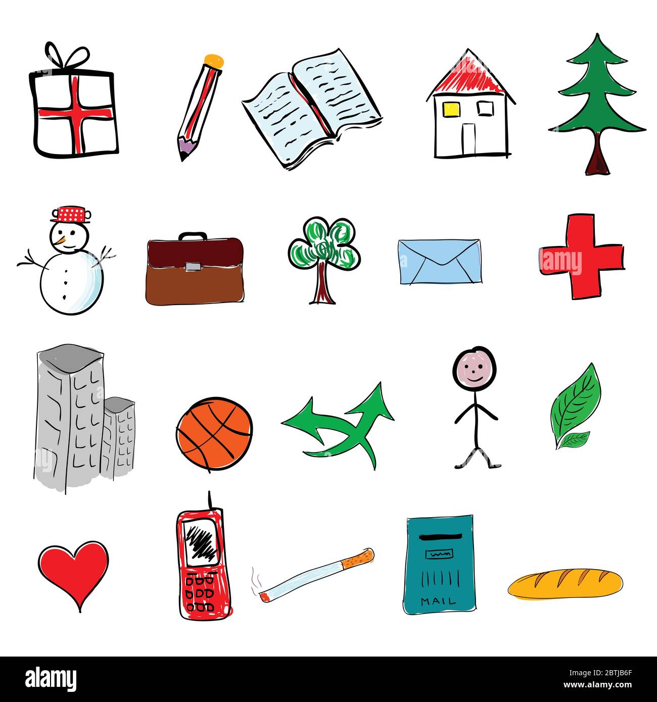 icon vector illustration in color on white background Stock Vector ...