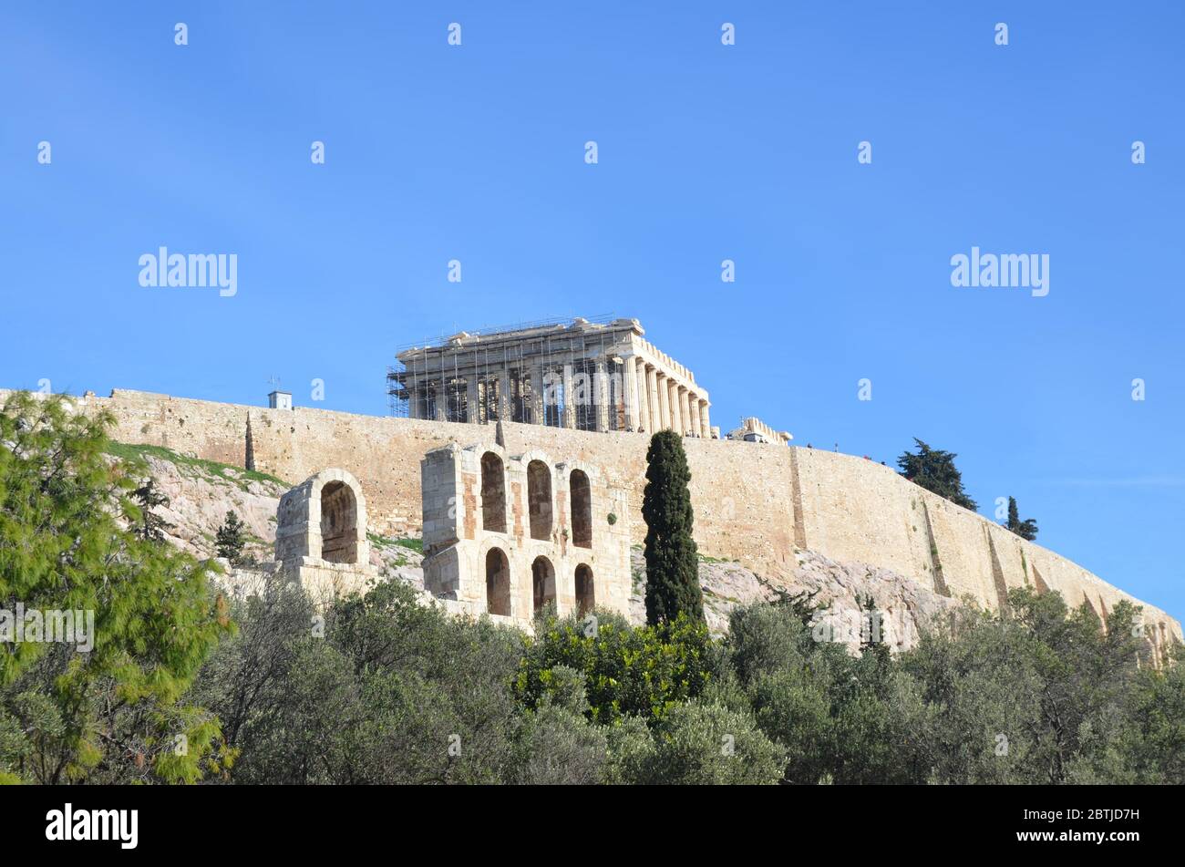The Parthenon is a former temple on the Athenian Acropolis, Greece ...