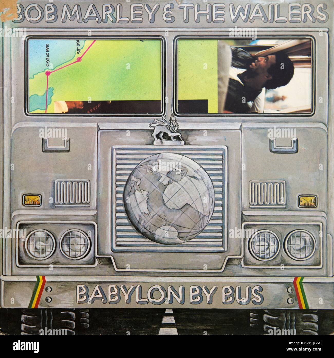 Cover Of Vinyl Album Babylon By Bus By Bob Marley And The Wailers Stock Photo Alamy