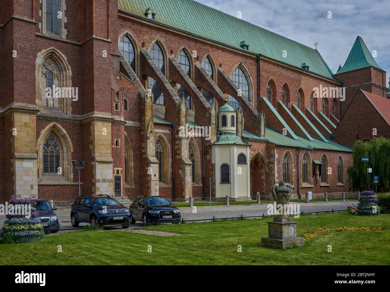 St John's gothic cathedral Wroclaw Ostrow Tumski Old Town City Center ...