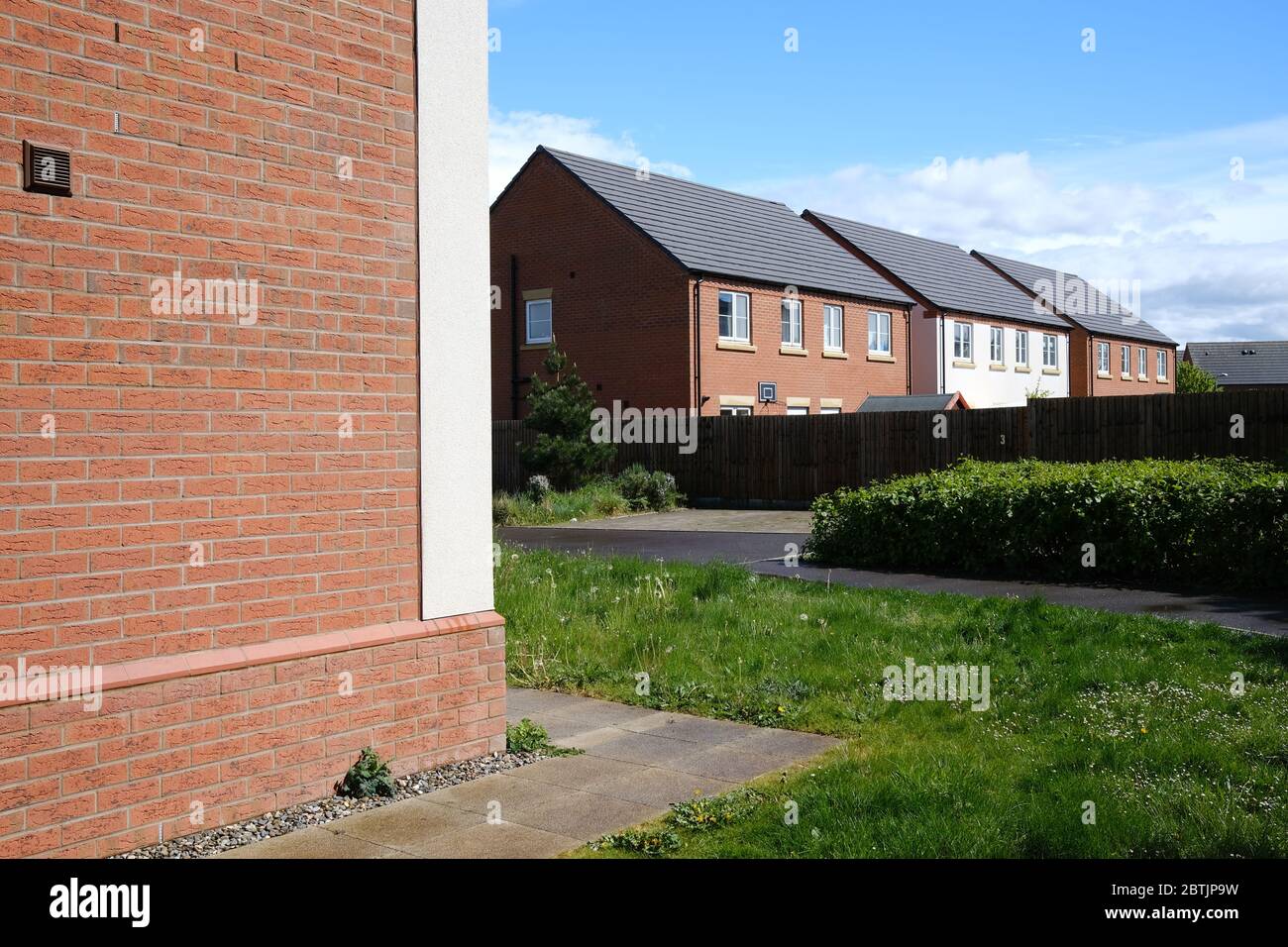 Modern housing estate Stock Photo Alamy