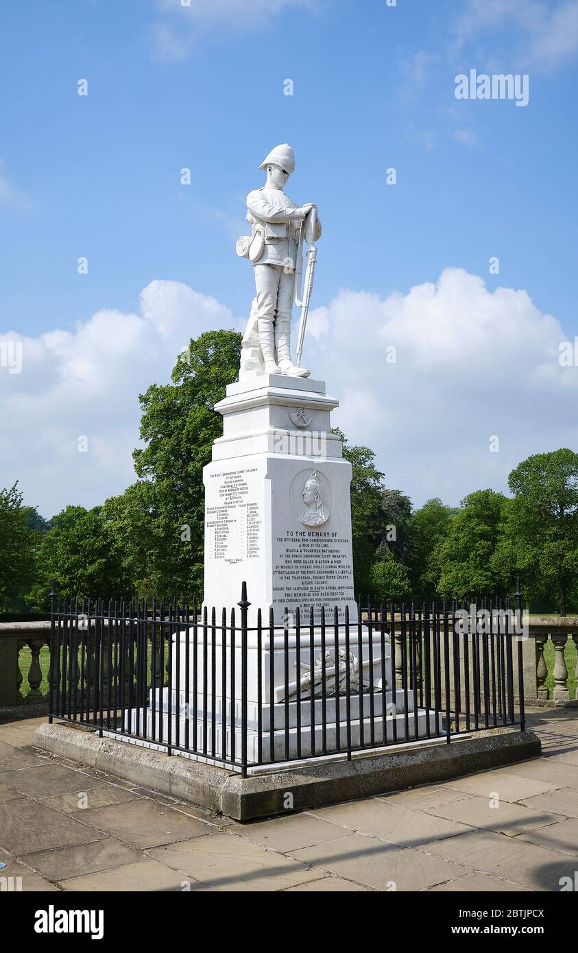 Boer War Memorial In Shrewsbury UK Stock Photo Alamy boer-war-memorial-in-shrewsbury-uk-stock-photo-alamy