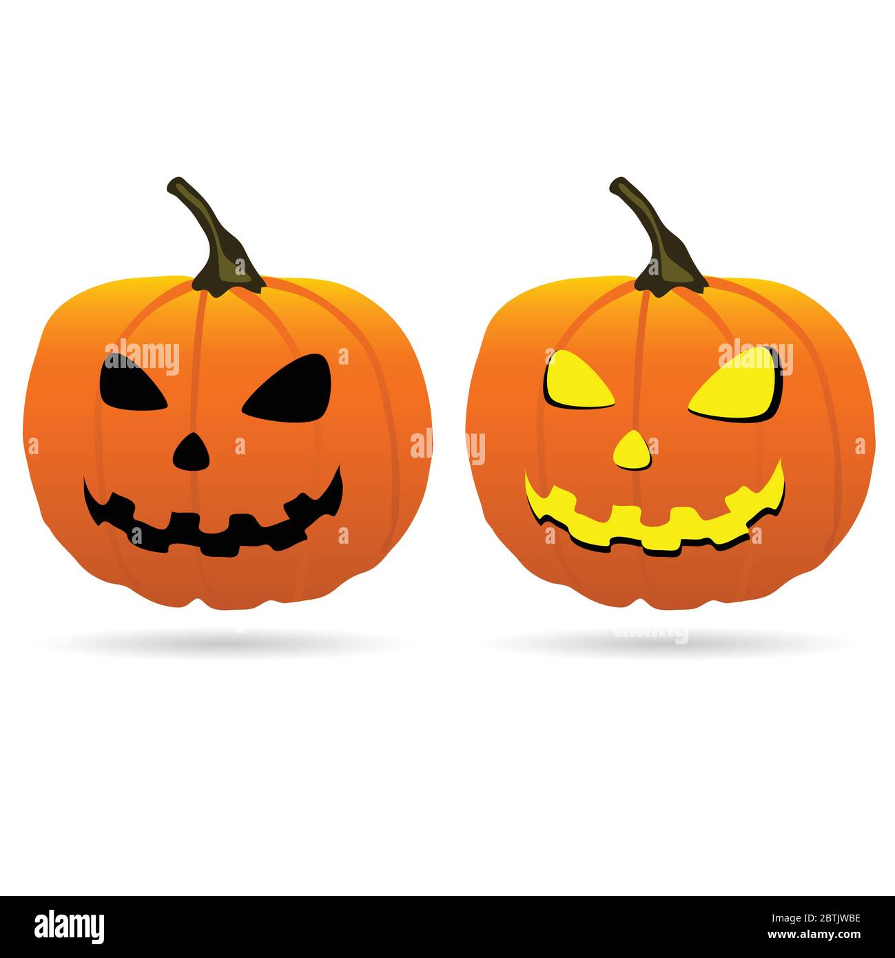 pumpkin for Halloween vector illustration Stock Vector Image & Art - Alamy