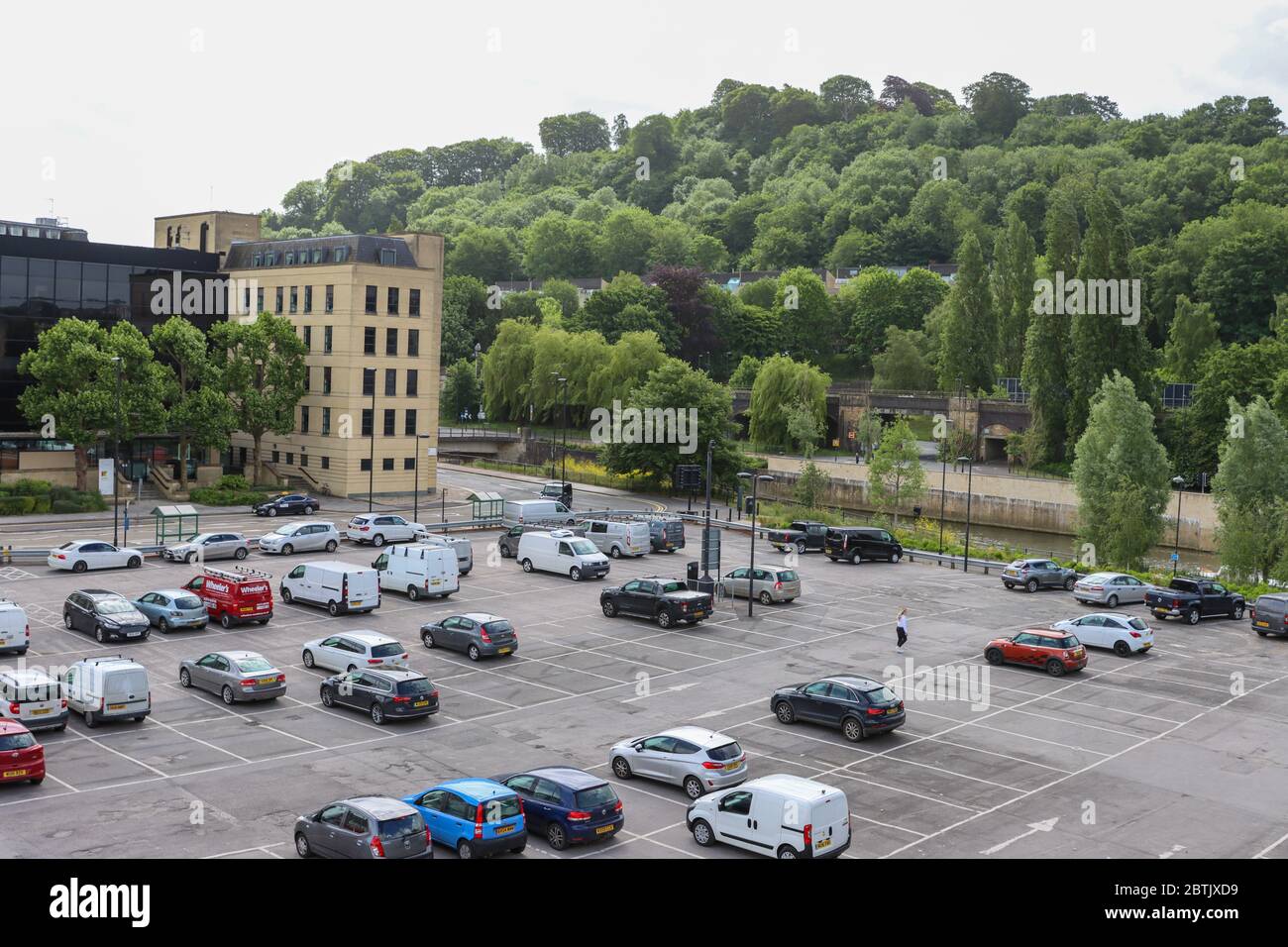 View from Avon Street Car Park, Bath, UK Stock Photo - Alamy