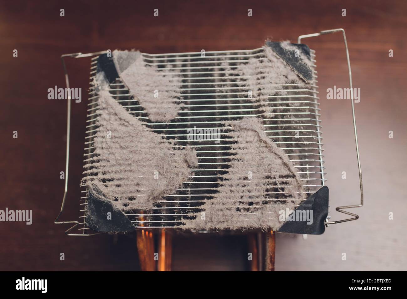 dirty computer case.Dust layer on the system unit.Time to clean your ...