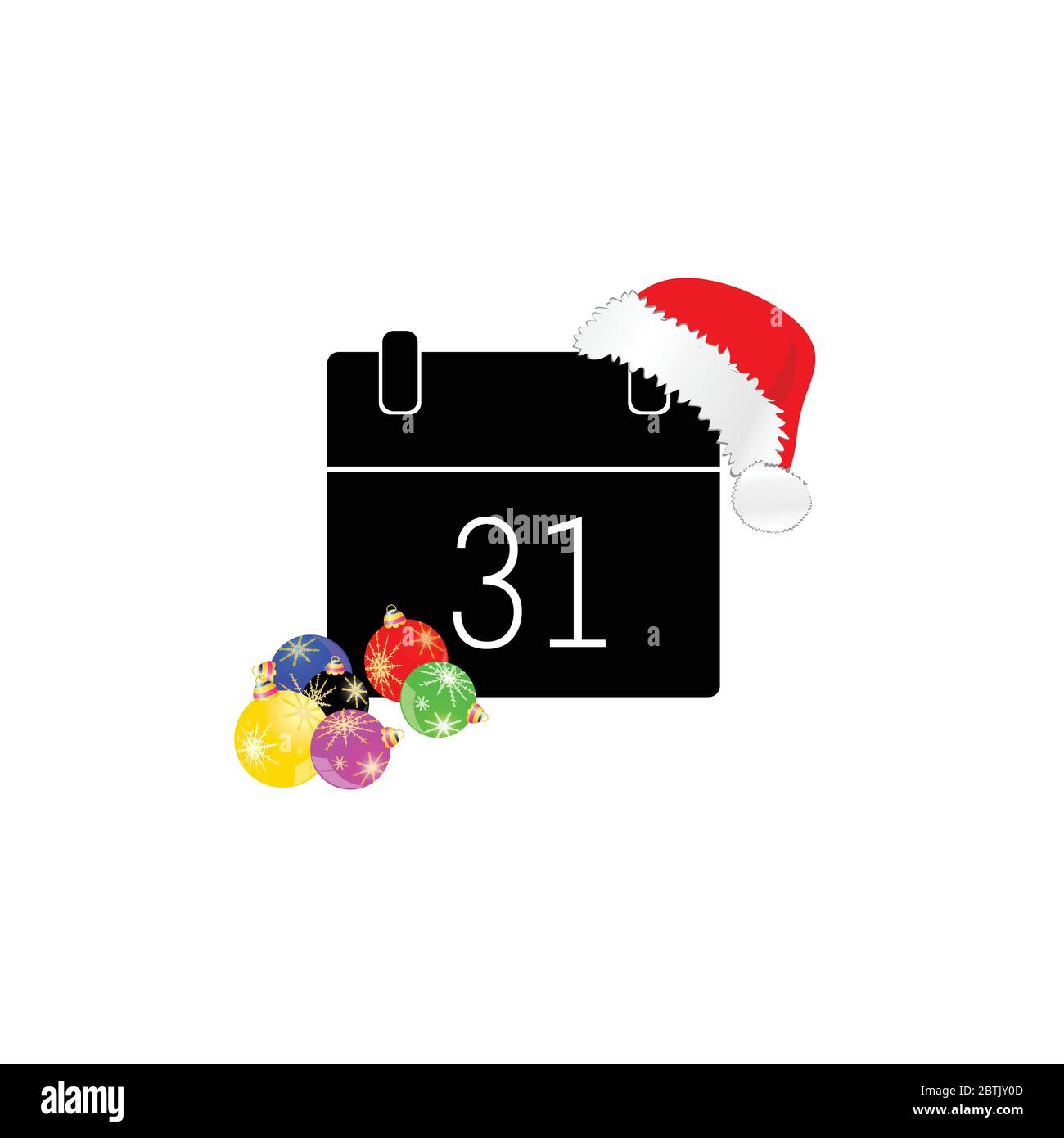new-year-calendar-color-vector-illustration-stock-vector-image-art