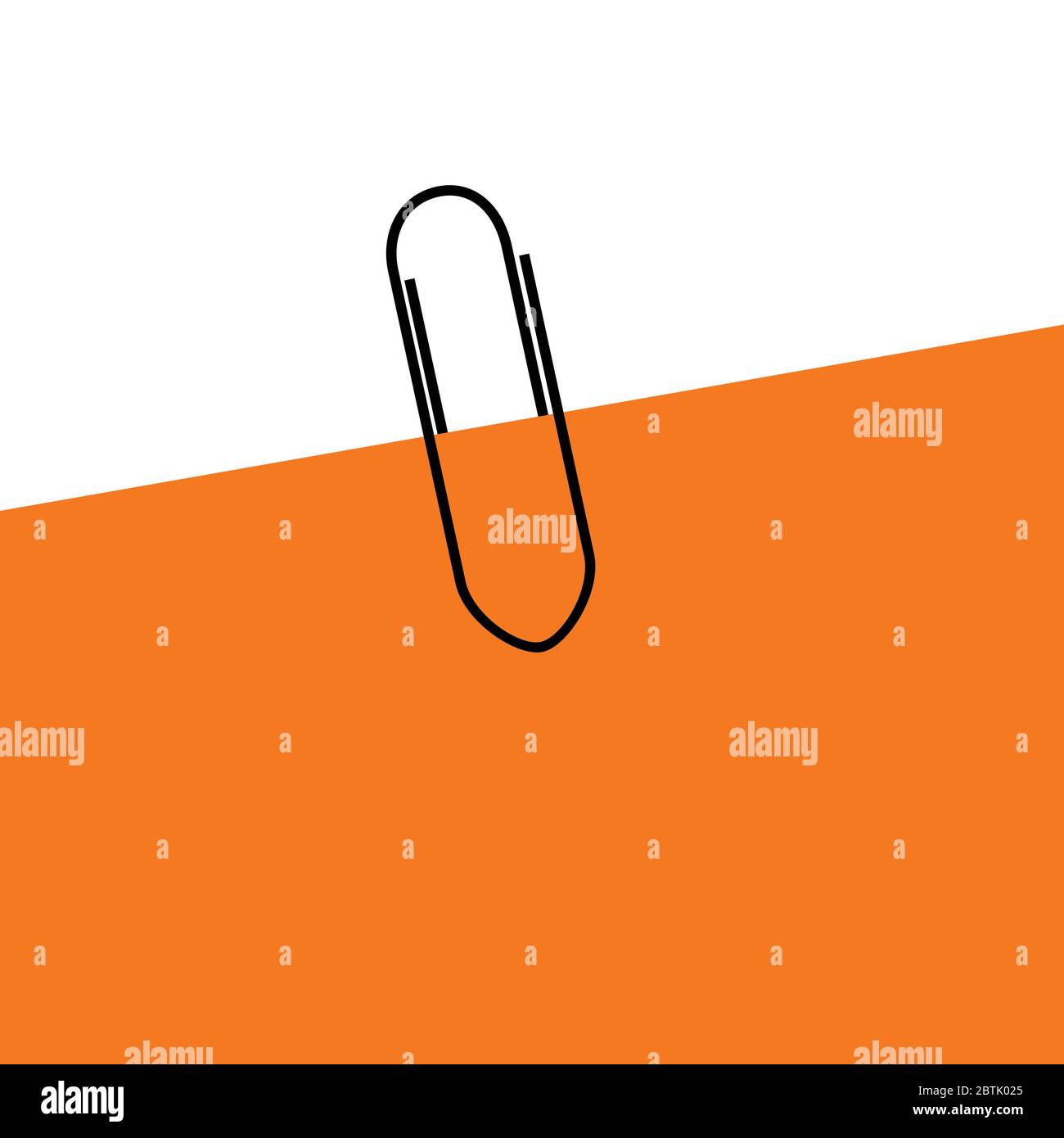 paperclip color vector illustration Stock Vector Image & Art Alamy