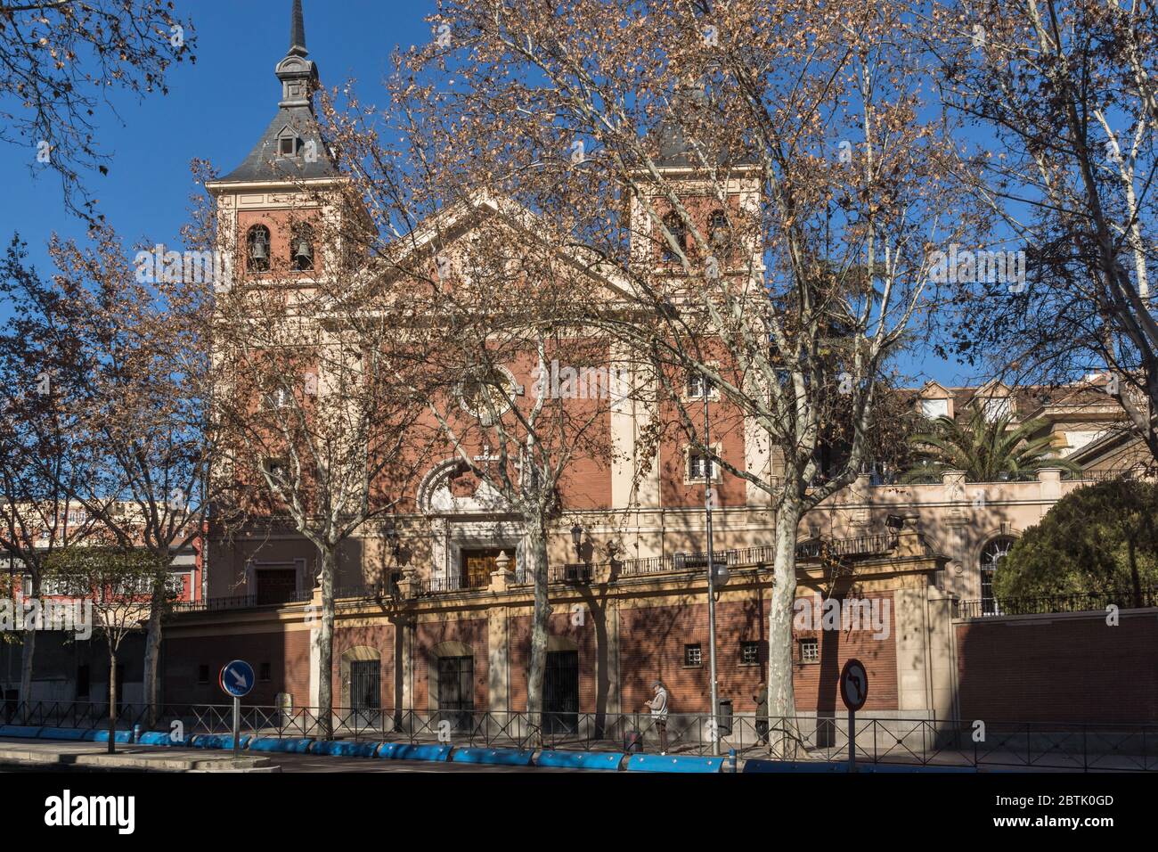 MADRID, SPAIN - JANUARY 22, 2018: Basilica of Our Lady of Atocha in City of Madrid, Spain Stock Photo