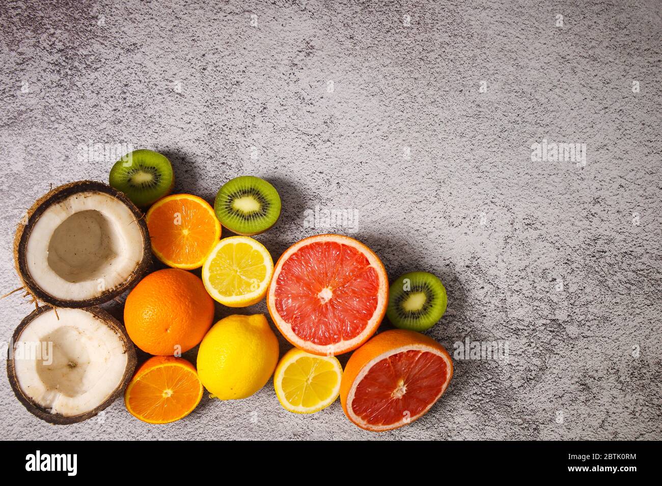 Natural tropical fruits icon hi-res stock photography and images - Alamy