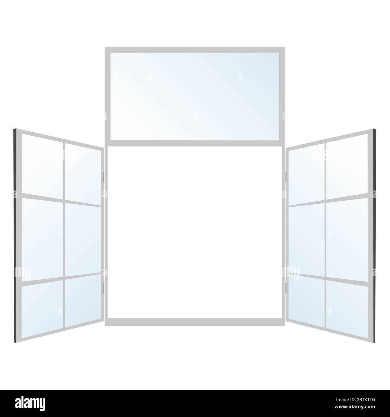 window in white color vector illustration of art Stock Vector Image ...