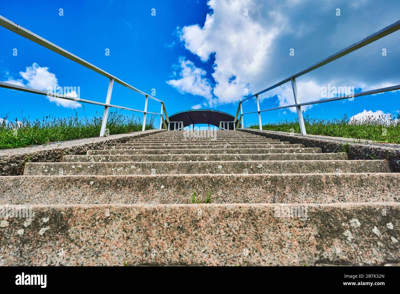 High angle steep stairs hi-res stock photography and images - Alamy