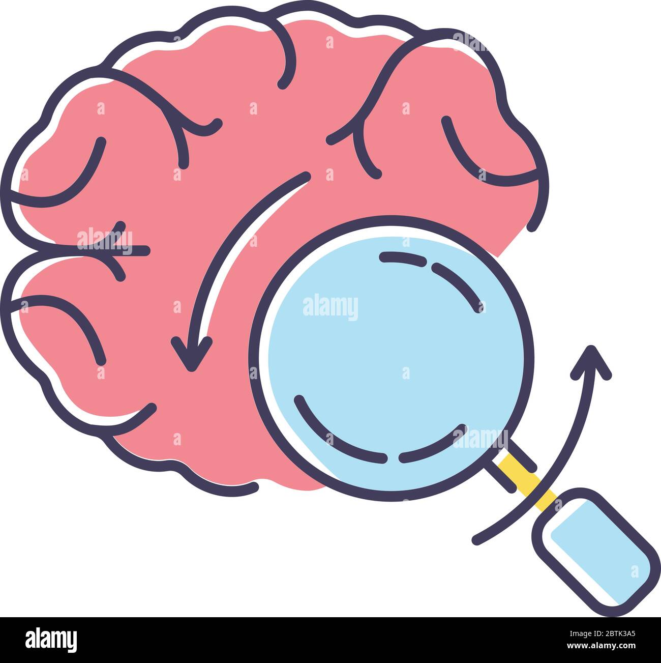 Briefing RGB color icon Stock Vector